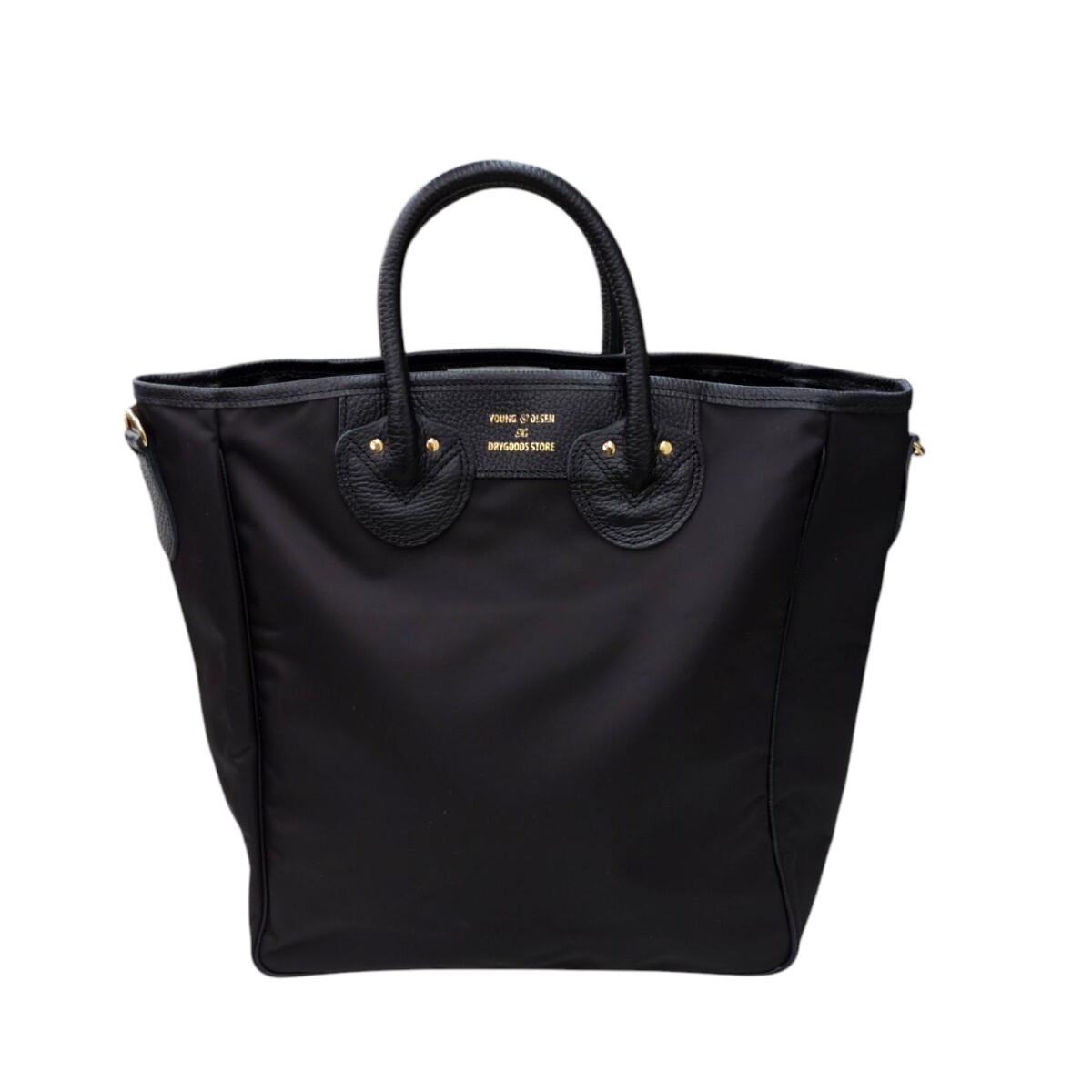 83 W 美品 YOUNG&OLSEN The DRYGOODS STORE green label relaxing ヤングアンドオルセン グリーンレーベル別注 トートバッグ ブラック拍卖