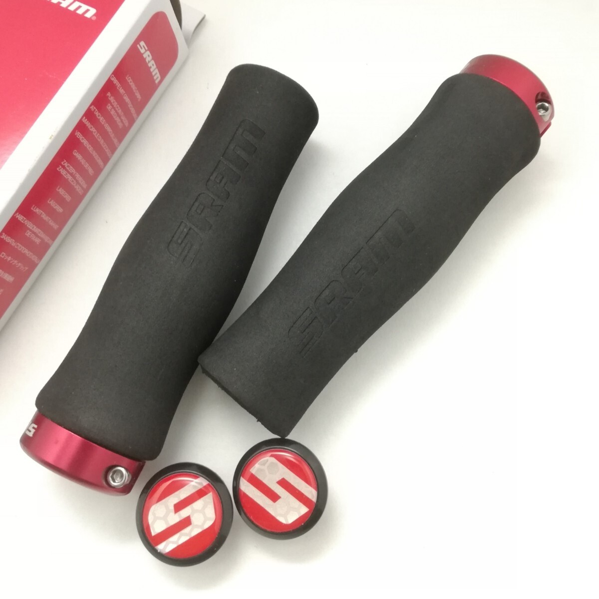 【アウトレット】 SRAM グリップ レッド ハードフォーム ハイグリップ拍卖