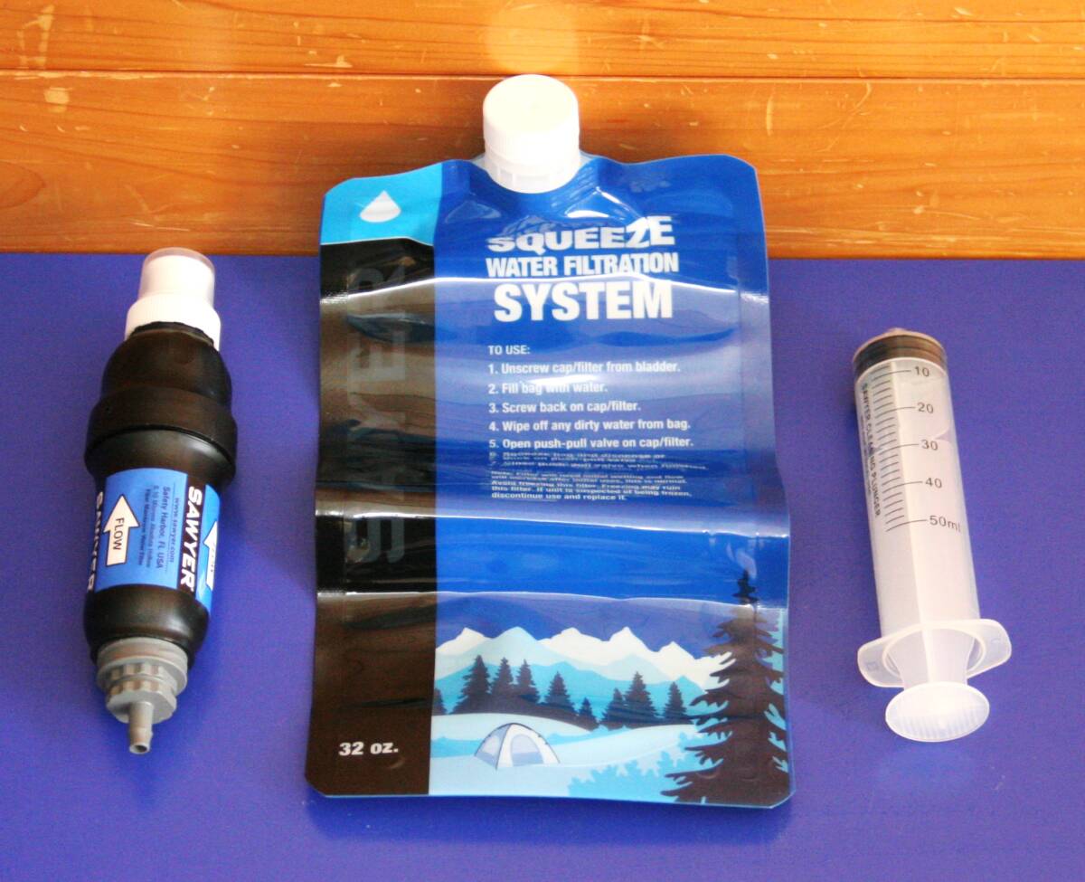 ソーヤー スクィーズ フィルター 携帯用 浄水器 ろ過システム SAWYER SQUEEZE FILTER拍卖