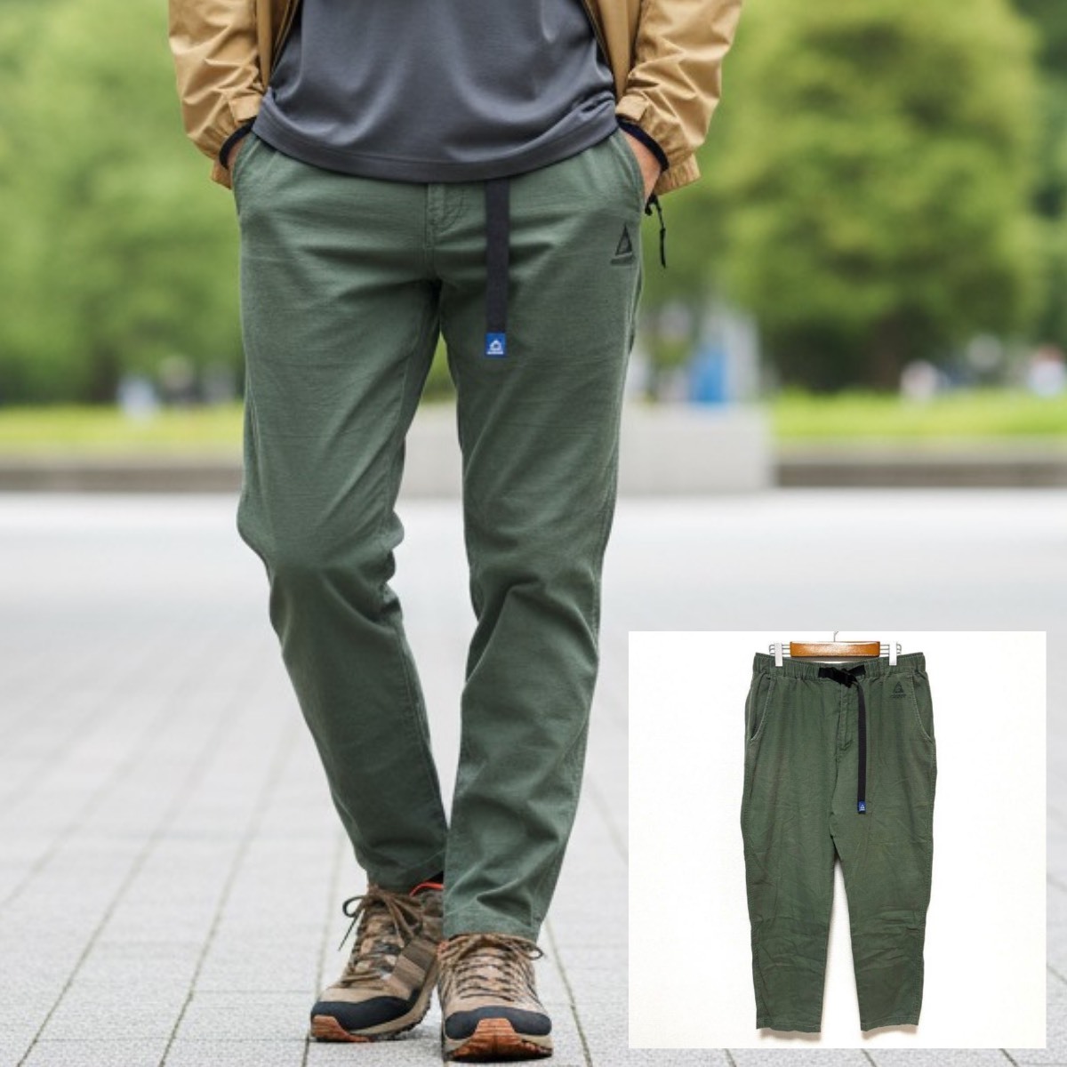 希少な別注モデル◎【Ciaopanic×GERRY】チャオパニック ジェリー イージー クライミング パンツ コラボ テーパード カーキー L/ Y29689zz拍卖