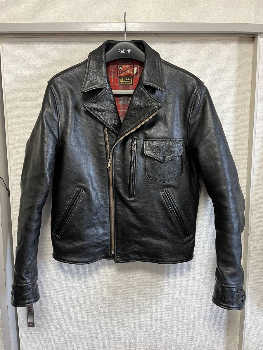 トイズマッコイ TOYS McCOY 30s レザージャケットミシガンウィンド ライダース 42拍卖