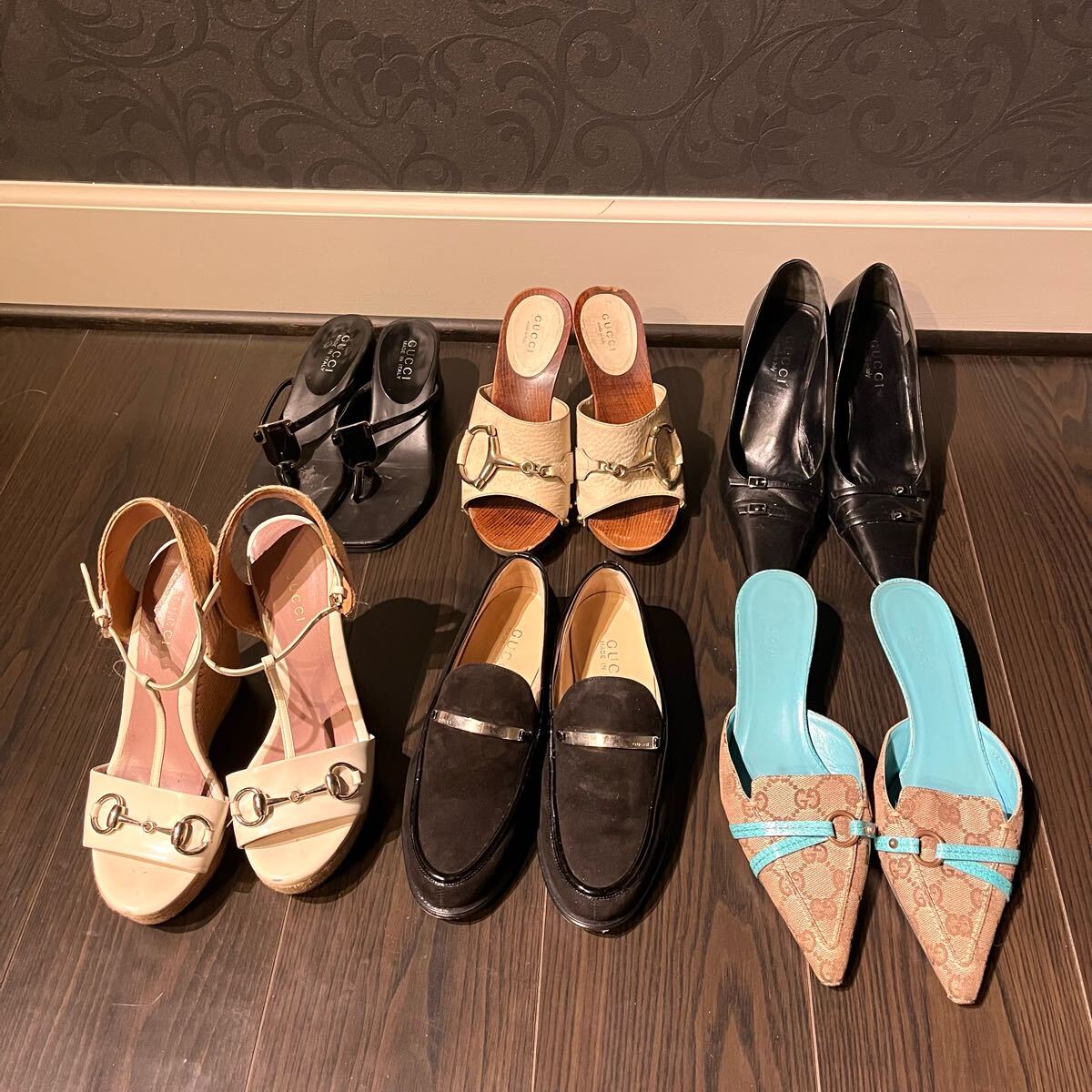 GUCCI パンプス サンダル ローファー まとめ ホースビット 金具 レディース セット 大量 グッチ ブランド拍卖