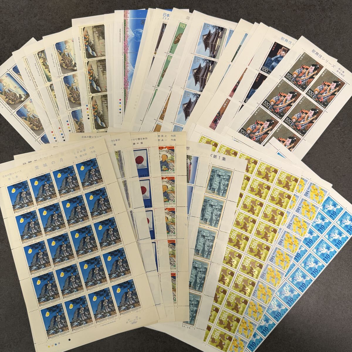 額面総額69900円 日本切手 未使用 記念切手 普通切手 切手シート バラ切手拍卖