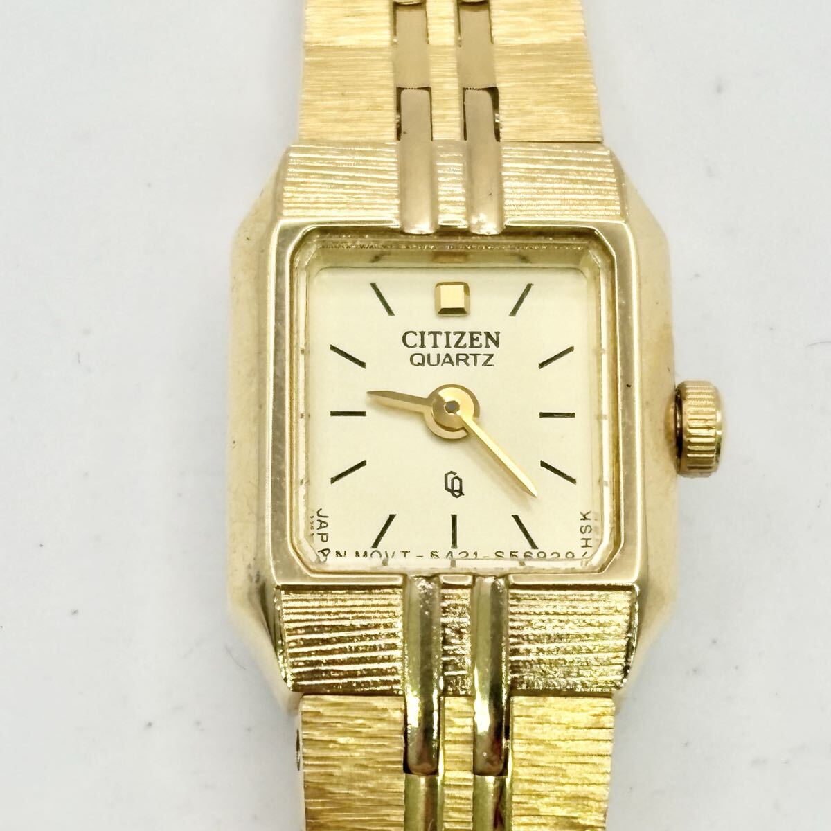 M30〓 CITIZEN シチズン 141060026 5421-S18531 腕時計 レディース ゴールド 時計 ウォッチ クォーツ 2針 服飾小物拍卖