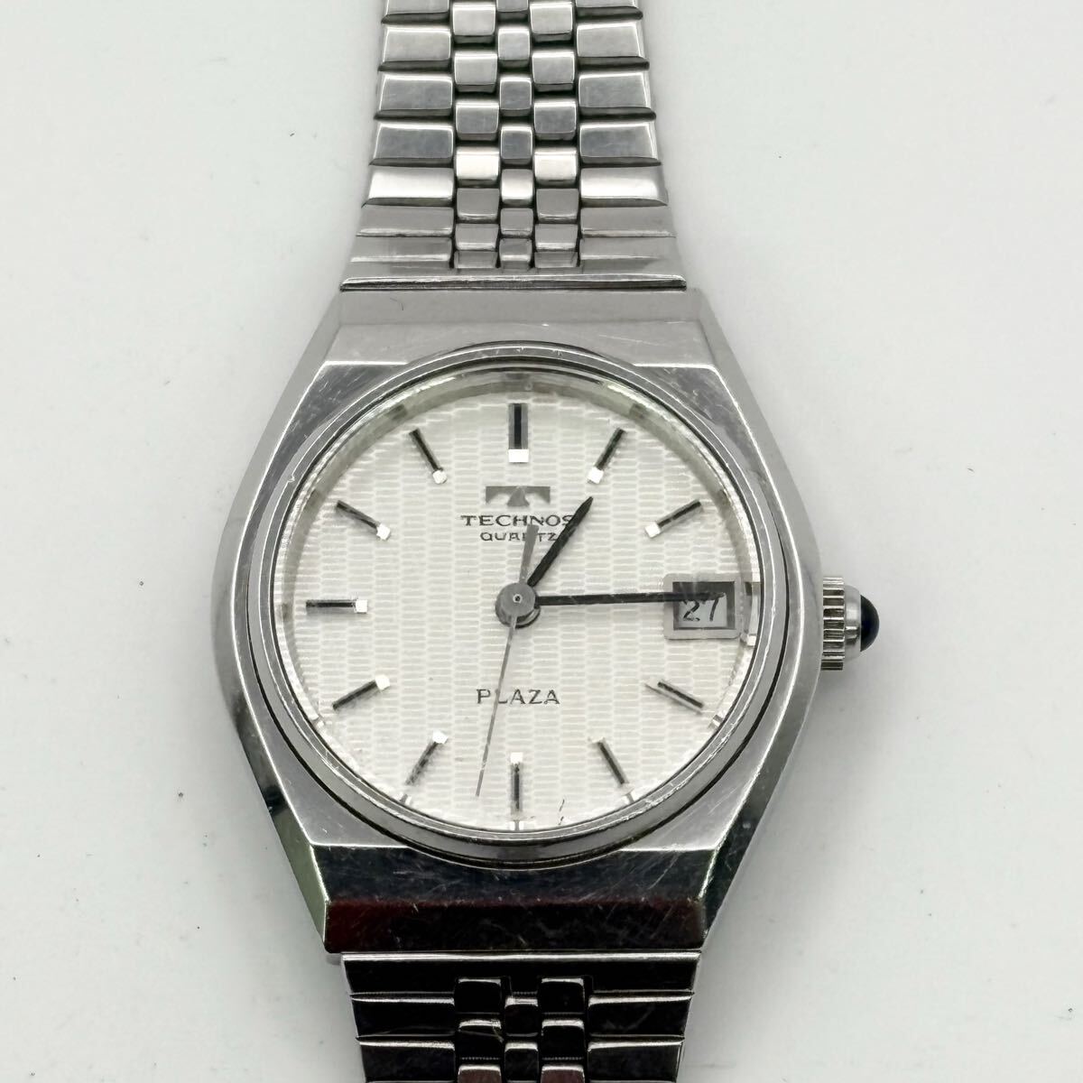 1812〓 TECHNOS テクノス 1705010 SBJ0929 腕時計 レディース シルバー 時計 ウォッチ クォーツ 服飾小物拍卖