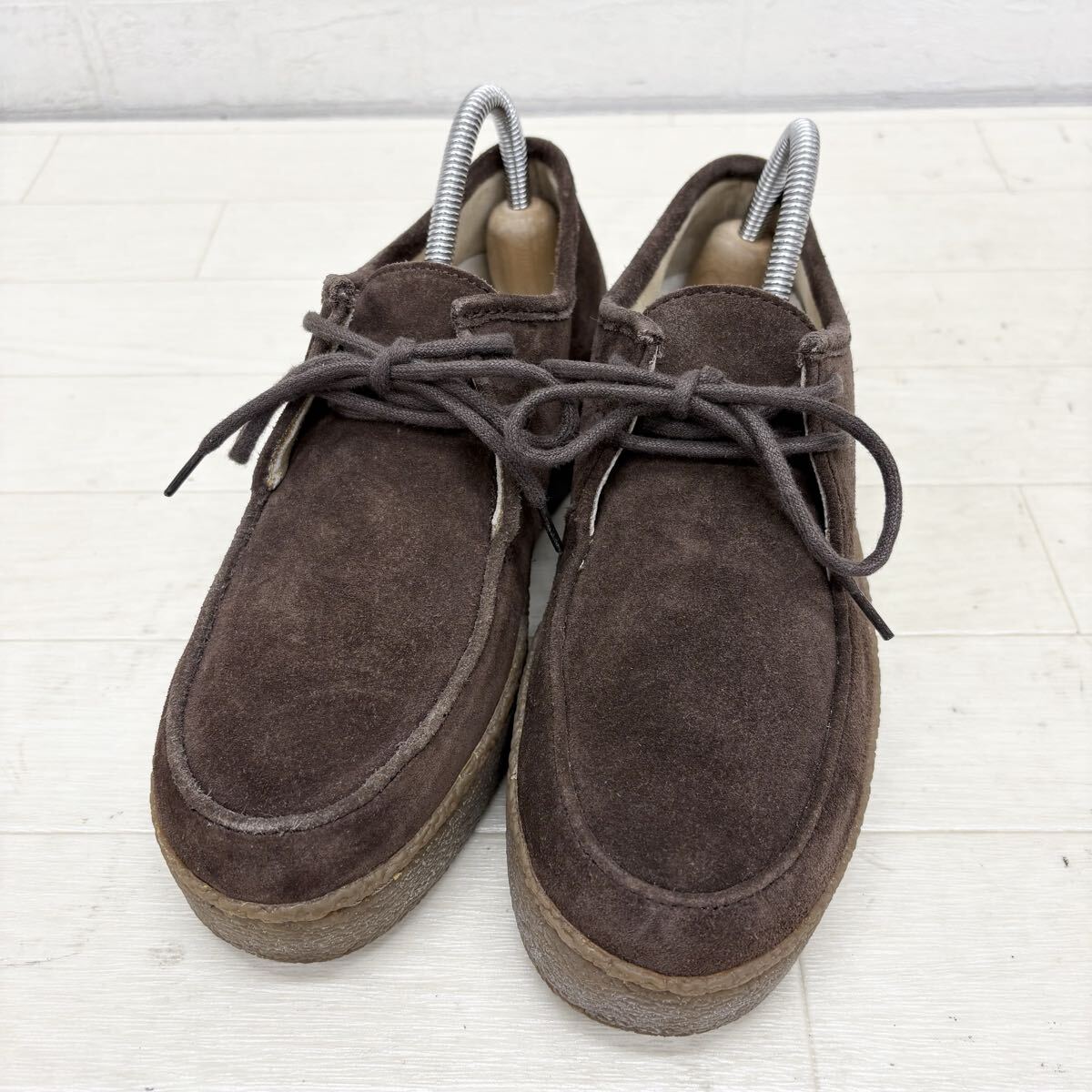 1827〓 L.L.Bean エルエルビーン スニーカー レディース サイズ6.5M ダークブラウン スエードレザーシューズ 靴 シューズ カジュアル拍卖