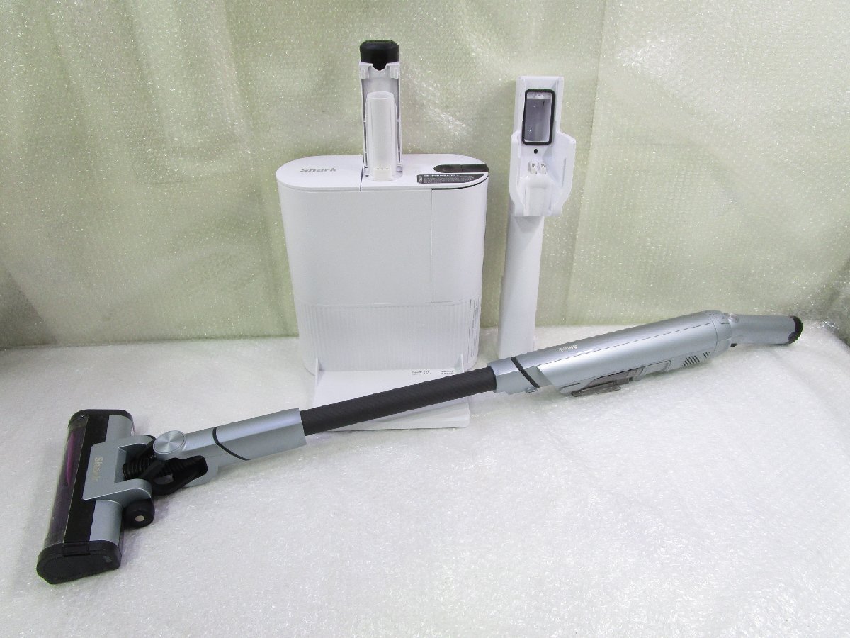 ◎展示品 Shark シャーク EVOPOWER SYSTEM NEO II+ コードレススティッククリーナー 掃除機 軽量 LC501JGY 自動ごみ収集ドック w111015拍卖