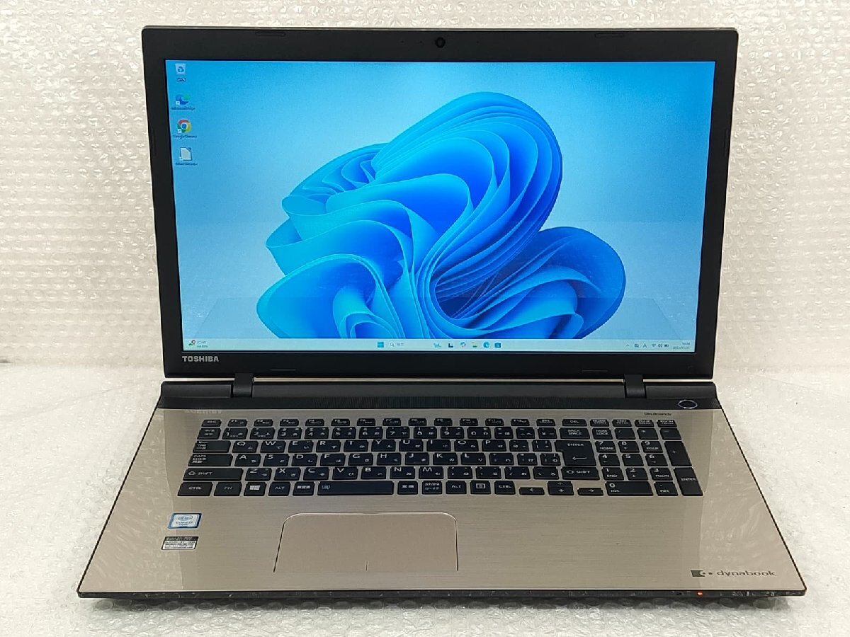 ●【難あり】東芝 TOSHIBA dynabook EX87/TG / i7-6500U / 16GBメモリ / 750GB HDD / 17.3型 / Windows 11 Home【 ITS JAPAN 】拍卖