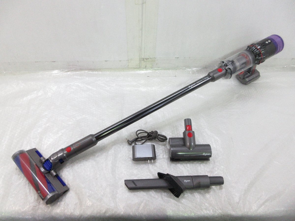 ◎Dyson ダイソン Micro 1.5kg SV21 コードレスクリーナー 掃除機 ソフトローラーヘッド アダプター付き w11114拍卖