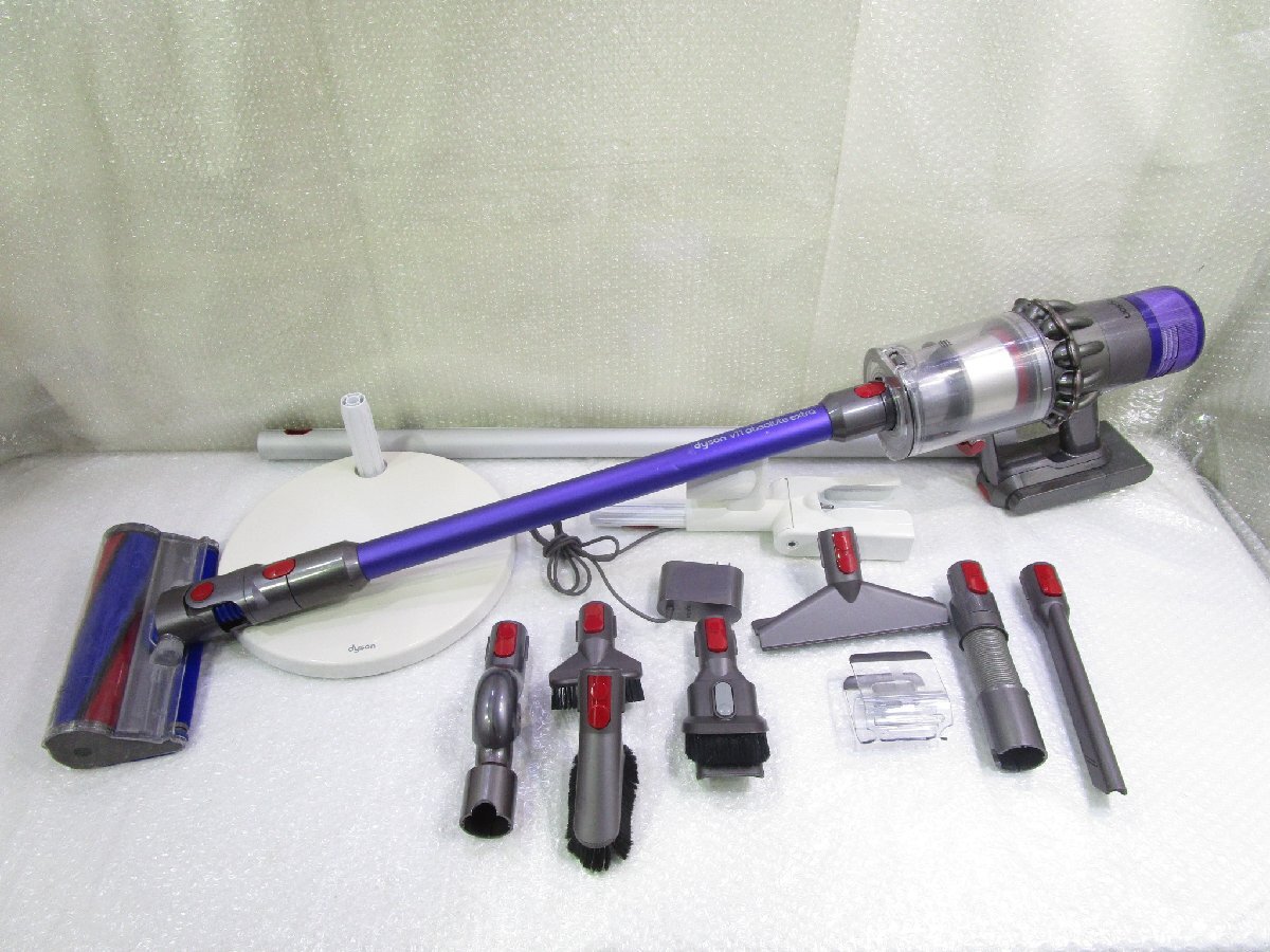 ◎dyson ダイソン V11 SV15 コードレスクリーナー 掃除機 サイクロン式 ソフトローラーヘッド スタンド付き w111119拍卖