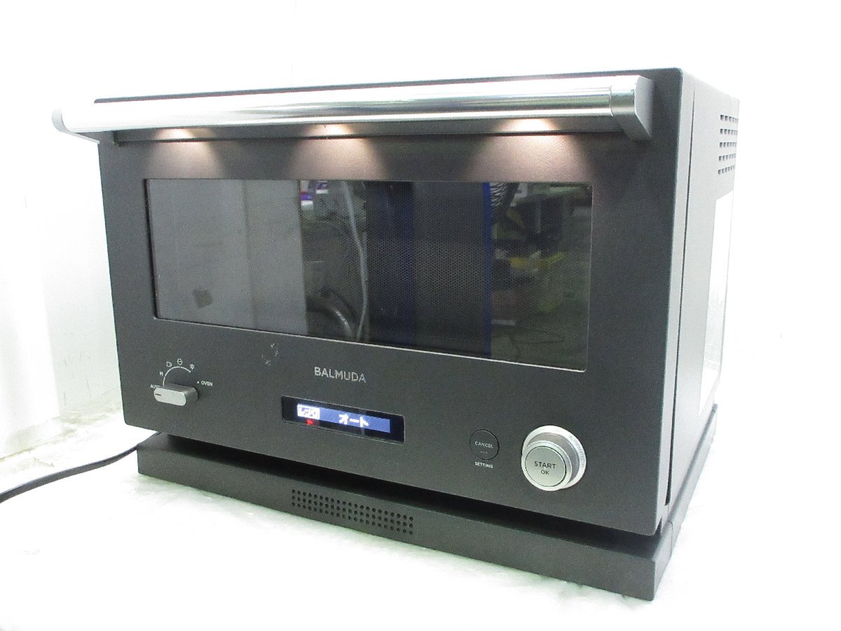 ◎BALMUDA The Range バルミューダ ザ・レンジ オーブンレンジ K04A-BK ブラック 2020年製 w11128拍卖