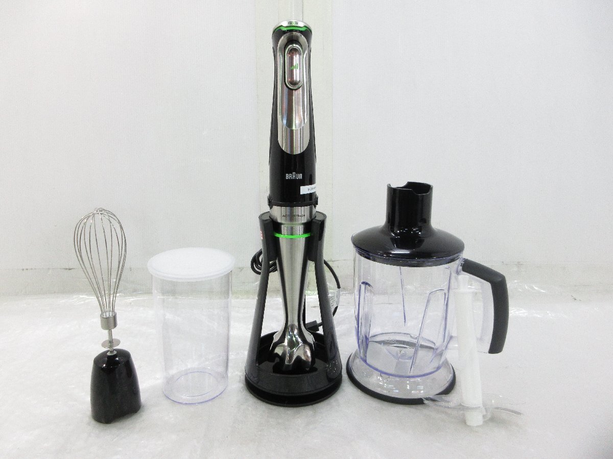◎展示品 BRAUN ブラウン マルチクイック9 ハンドブレンダー HB901AJ ミキサー ブレンダー 調理器具 w11245拍卖