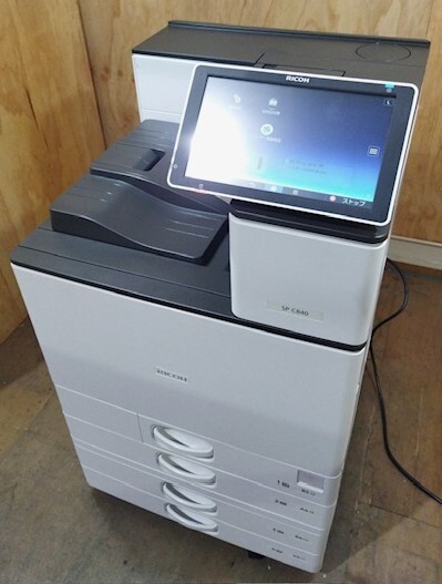 【大阪発】【RICOH】 カラープリンター ☆SP C840☆カウンター 15,177枚 ☆(2998)拍卖