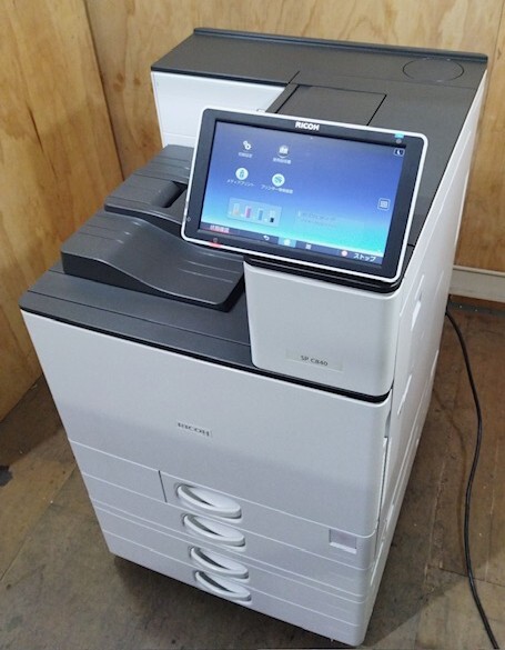 【大阪発】【RICOH】 カラープリンター ☆SP C840☆カウンター 25,037枚 ☆(3000)拍卖