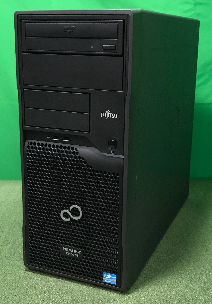 【埼玉発】【FUJITSU】サーバPC PRIMERGY TX100S3 ★Xeon E3-1220v2@3.1GHz/8GB RAM/2TB HDD ★BIOS起動確認済 (3-457)拍卖