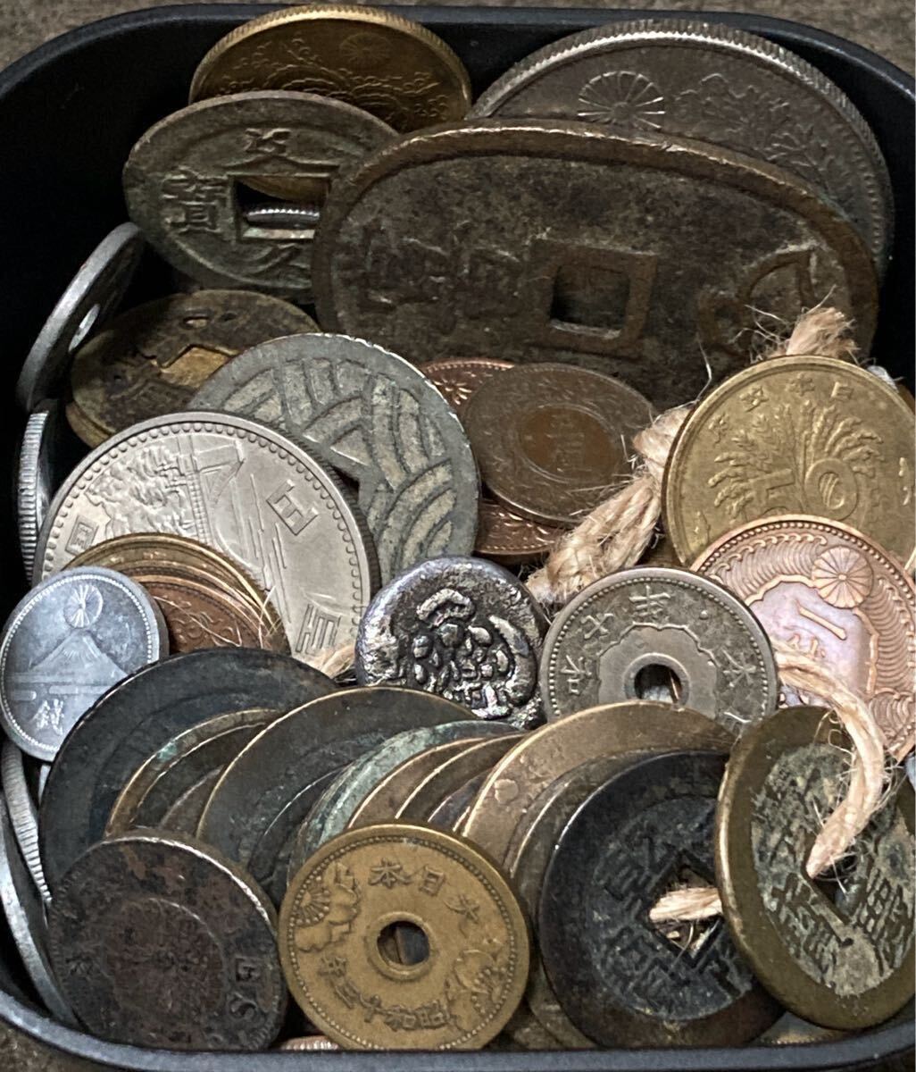 希少古銭 ★ 古銭まとめ 遺品整理 21 日本古銭 中国古銭 天保通宝 文久永宝 寛永通宝 穴銭 遺品整理拍卖
