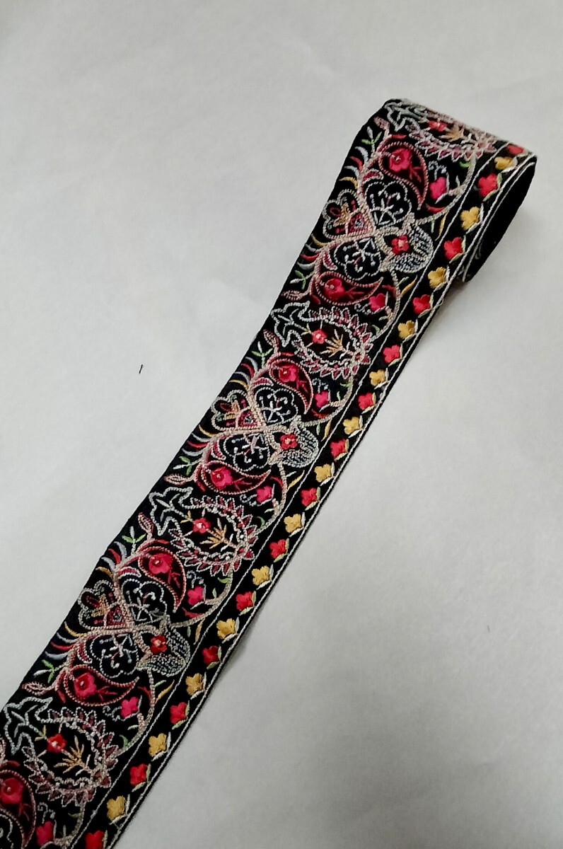 インド刺繍リボン 1メートル拍卖