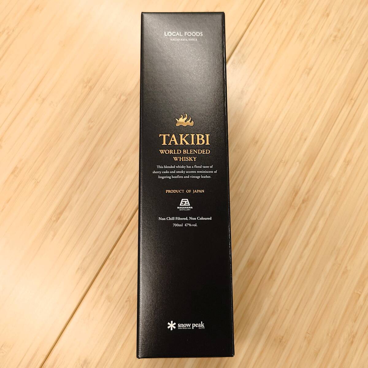 【送料無料・新品未使用】スノーピーク TAKIBI World Blended Whisky 数量限定品 ウイスキー お酒 焚火 長濱蒸溜所 ハイボール Snow Peak拍卖