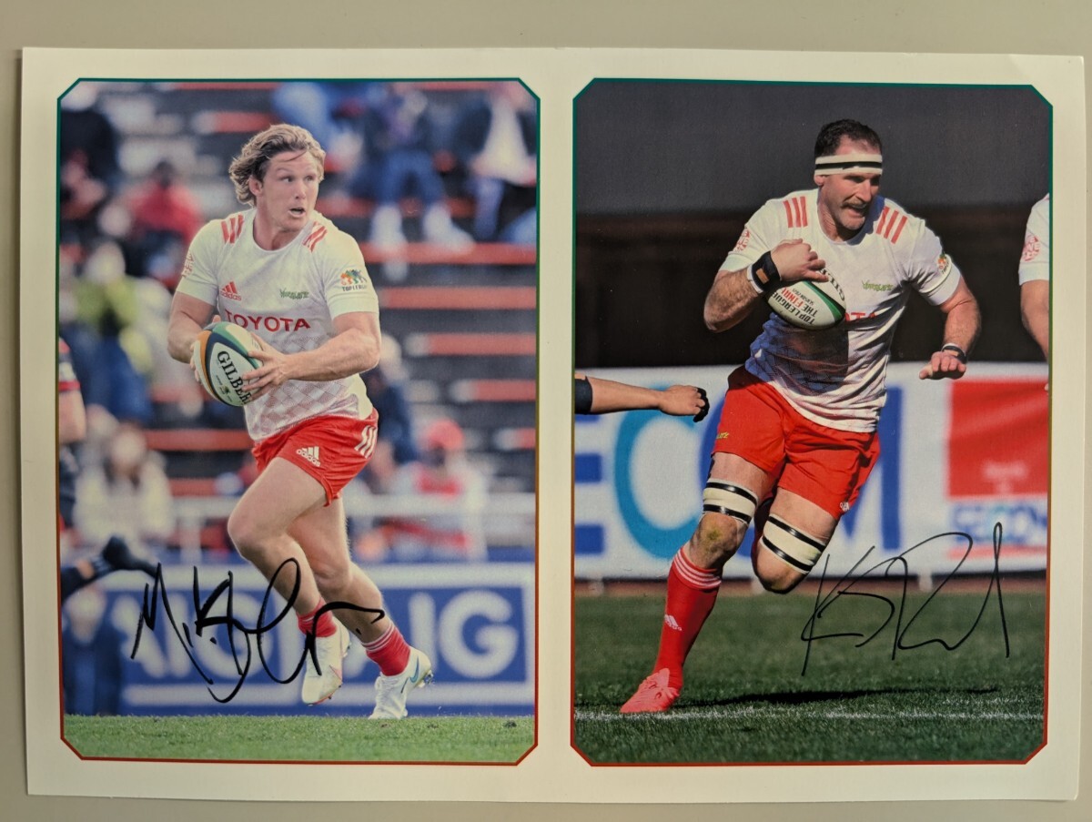 非売品【トヨタヴェルブリッツ 販促品サインカード アイテム】マイケル・フーパー キーラン・リード ウィリー・ルルー ヴェルブリッツ レア拍卖