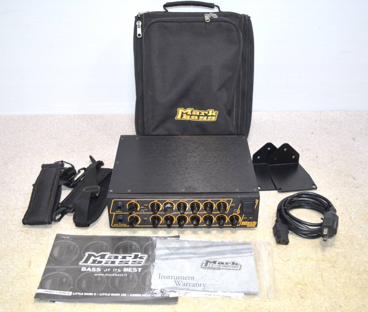 送料込み MARK BASS マークベース LMK ベースアンプ◇専用キャリングケース付拍卖