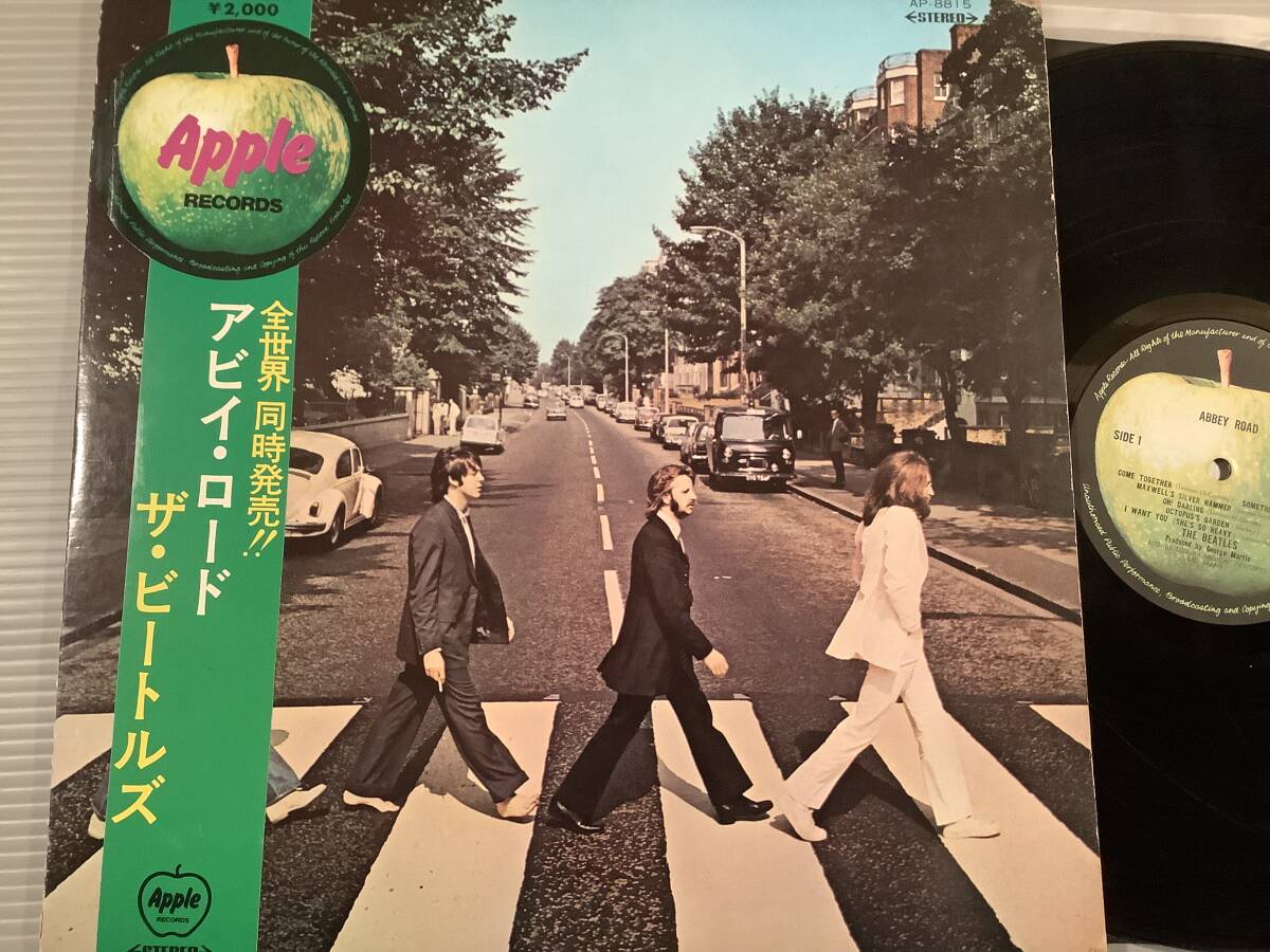 LP(日本盤)●ザ・ビートルズ/アビイ・ロード●補充表 丸帯付!拍卖
