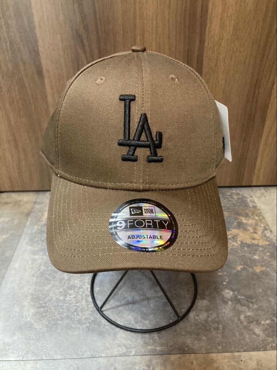 ニューエラ 帽子 NEW ERA CAP ブラウンBRPWN系ブラック刺繍キャップ フリーサイズ男女用拍卖