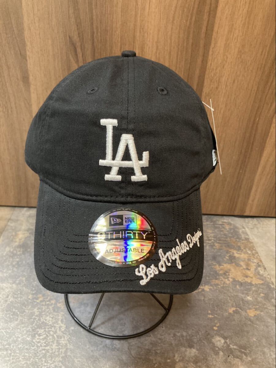 ニューエラ 帽子 NEW ERA CAP BLACKブラック系ホワイト刺繍キャップ フリーサイズ男女用拍卖