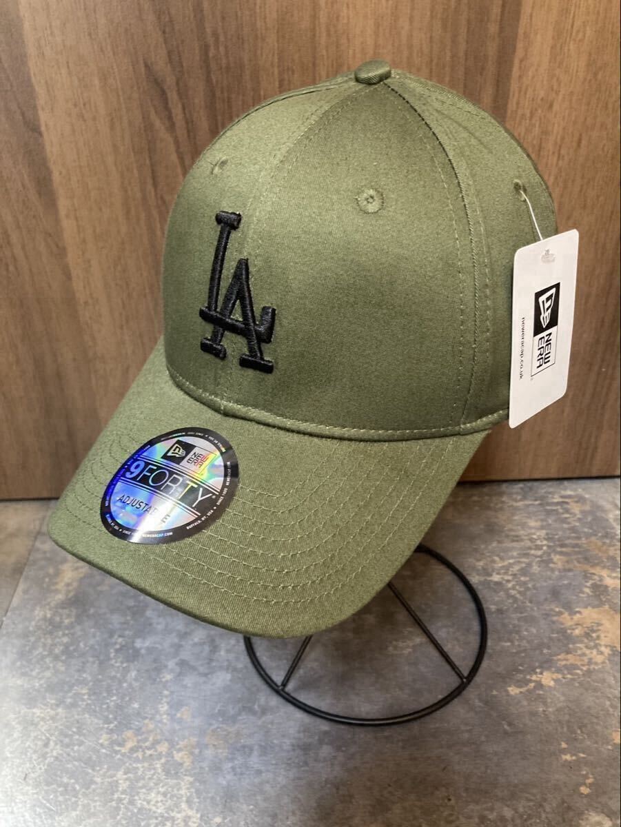 ニューエラ 帽子 NEW ERA CAP オリーブGreen系ブラック刺繍キャップ フリーサイズ男女用拍卖