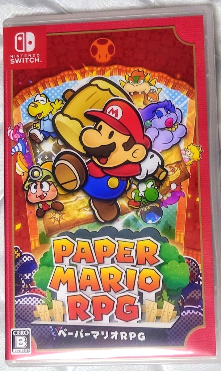 【美品】【中古】【動作確認済】Nintendo Switch ペーパーマリオRPG拍卖