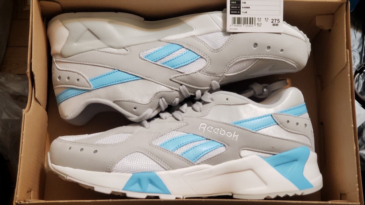 REEBOK 27.5cm スニーカー ホワイト Shoes リーボック nike adidas ナイキ アディダス PUMA Air new balance AZTREK 90 シューズ拍卖