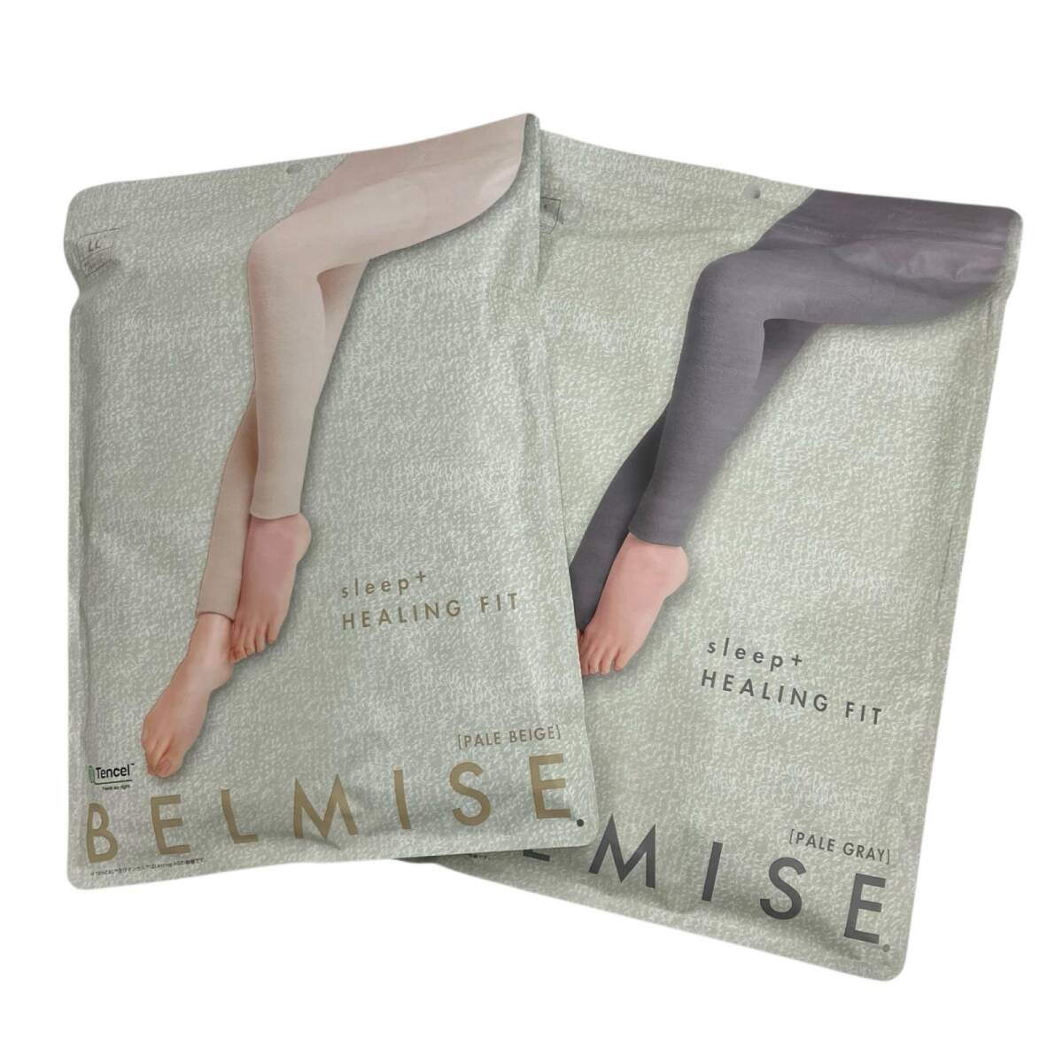 186001 新品未使用 BELMISE ベルミス スリーププラス ヒーリングフィット パールベージュ パールグレー LLサイズ 2点まとめ売り拍卖