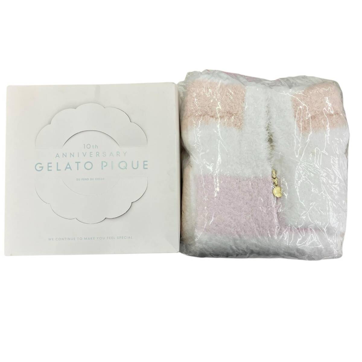 186000 新品未使用 gelato pique ジェラートピケ ジェラート4ボーダーパーカー FREE ピンク レディース拍卖