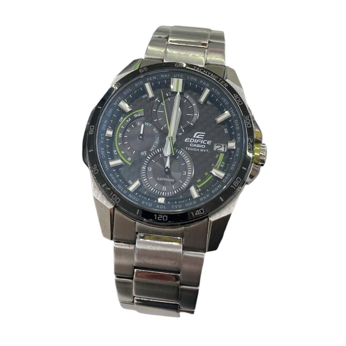 186001 動作確認済み CASIO カシオ 腕時計 EDIFICE EQW-A2000DC-1AJF 電波ソーラー拍卖