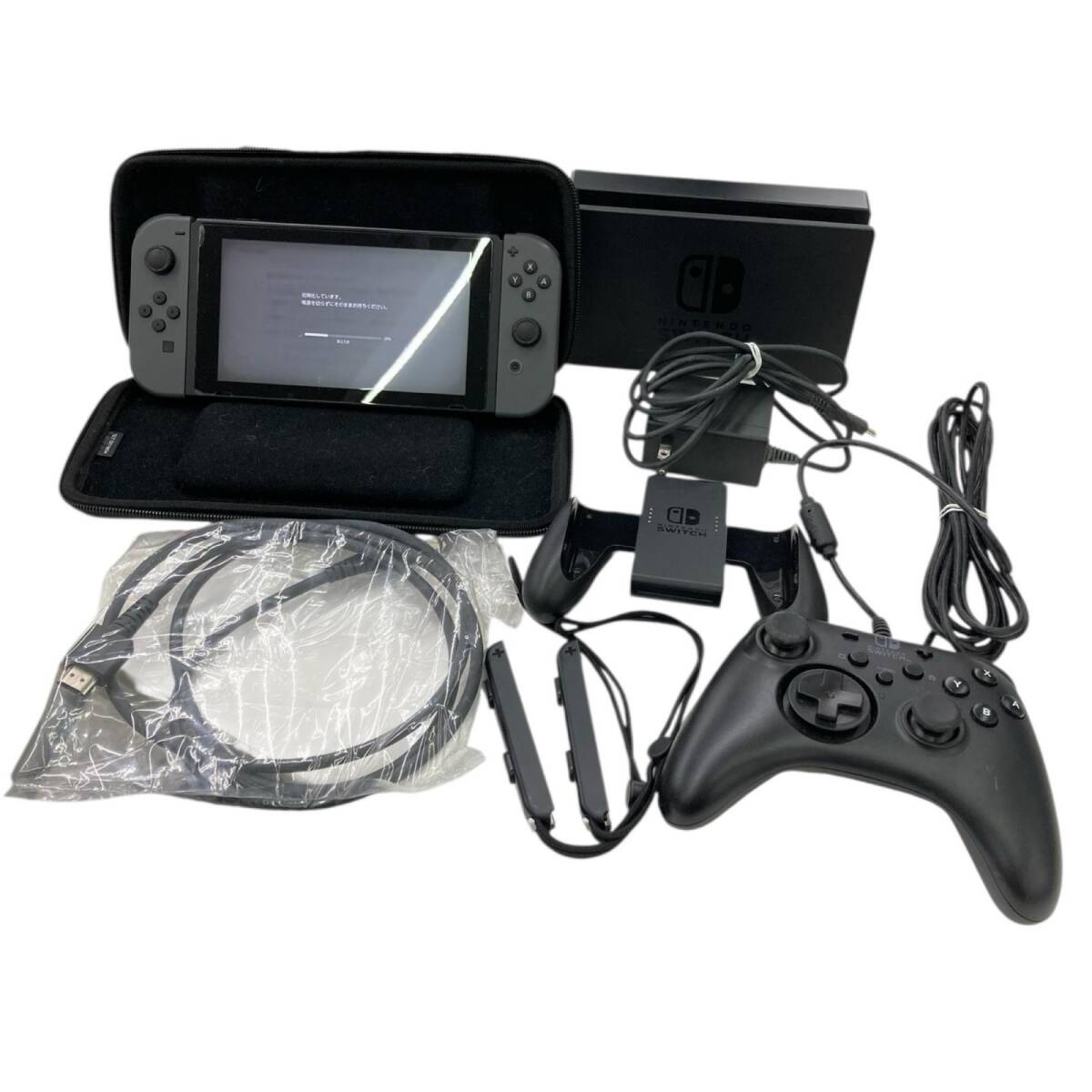 186000 動作確認済み Nintendo 任天堂 ニンテンドウ ニンテンドースイッチ HAC-001 本体 セット 初期化済み拍卖