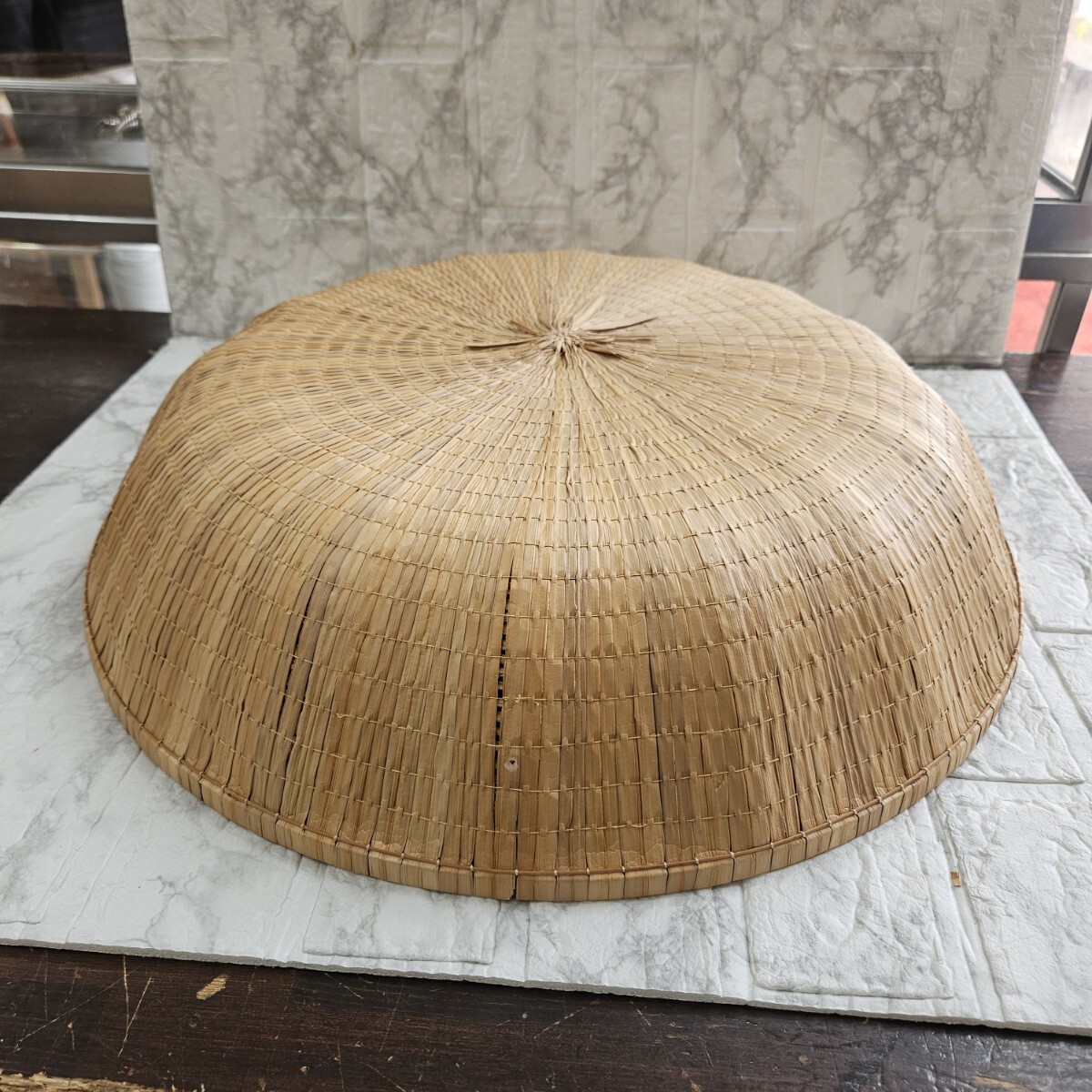 三度笠 舞踏用 直径47.5cm 天然素材 コレクション拍卖