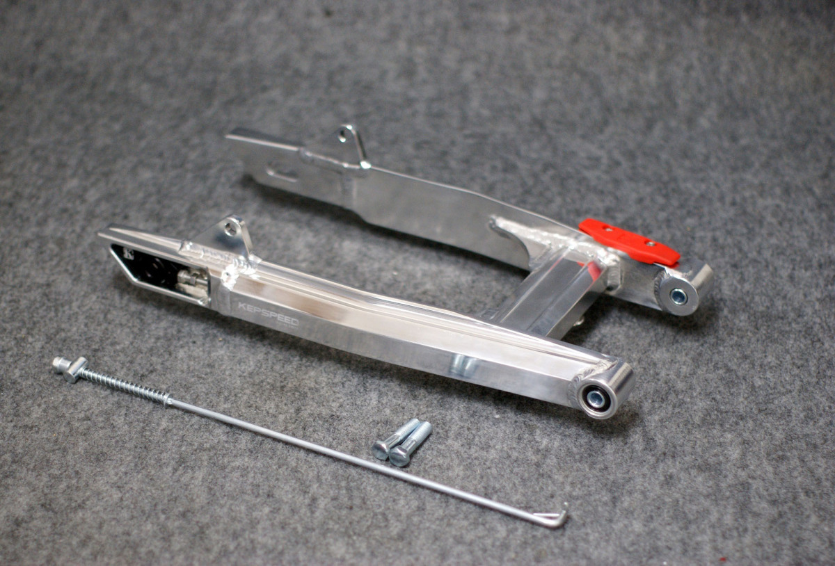 【最終特価SALE!!!】KEPSPEED製 モンキー用 スイングアーム 【KT +20cm】アクスルシャフト付き拍卖