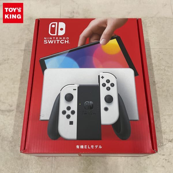 1円〜 欠品 動作確認済 初期化済 Nintendo Switch 有機ELモデル HEG-001 ホワイト拍卖