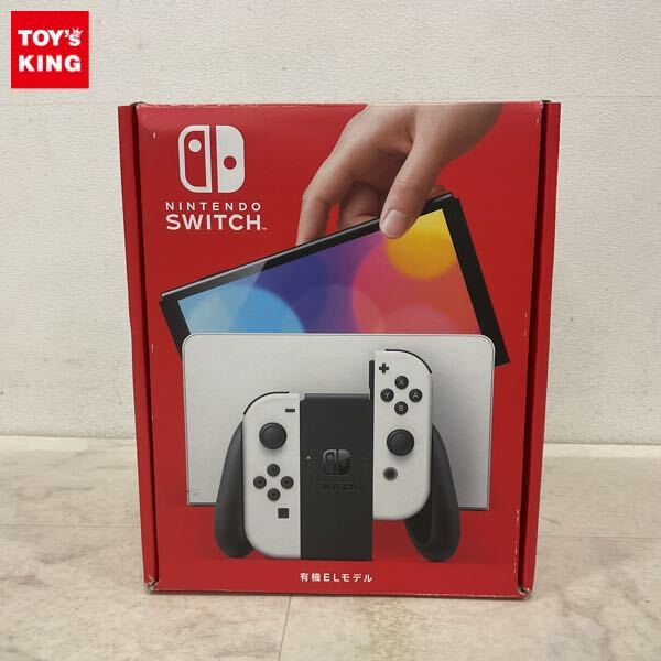 1円〜 動作確認/初期化済 Nintendo Switch 有機ELモデル HEG-001 ホワイト拍卖