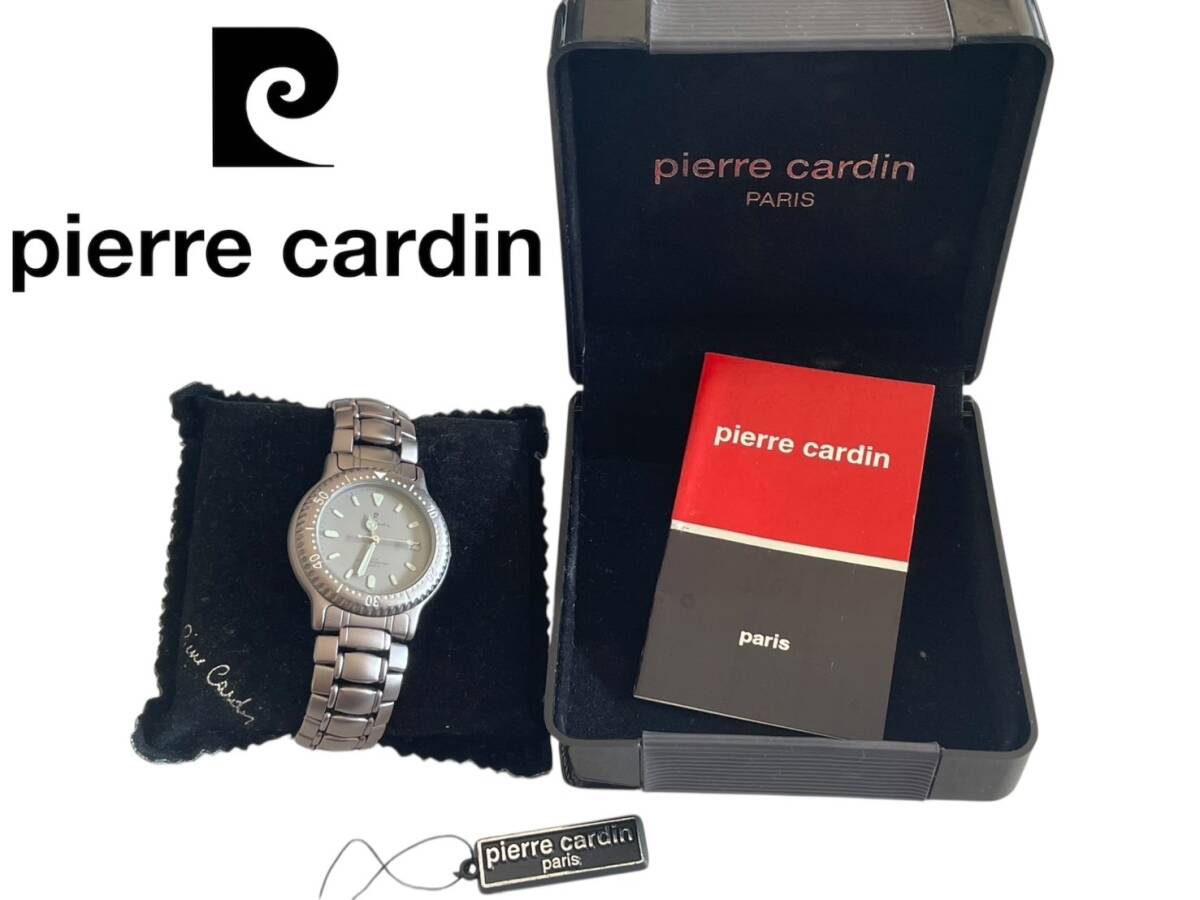 A70 803【未使用ジャンク】ピエール・カルダン Pierre Cardin クォーツ ステンレススチール製 腕時計 ★拍卖