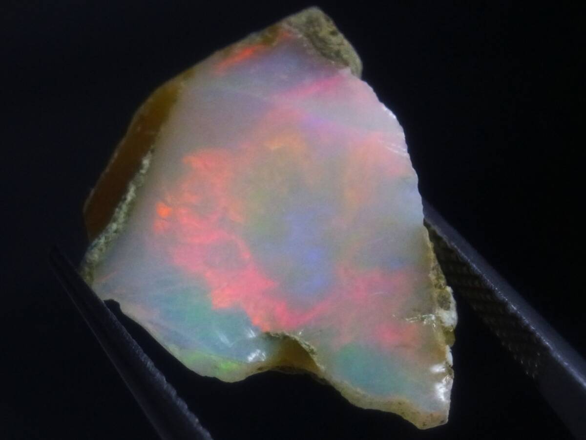 7.07ct 新品・天然オパール母岩付き原石 エチオピア産拍卖