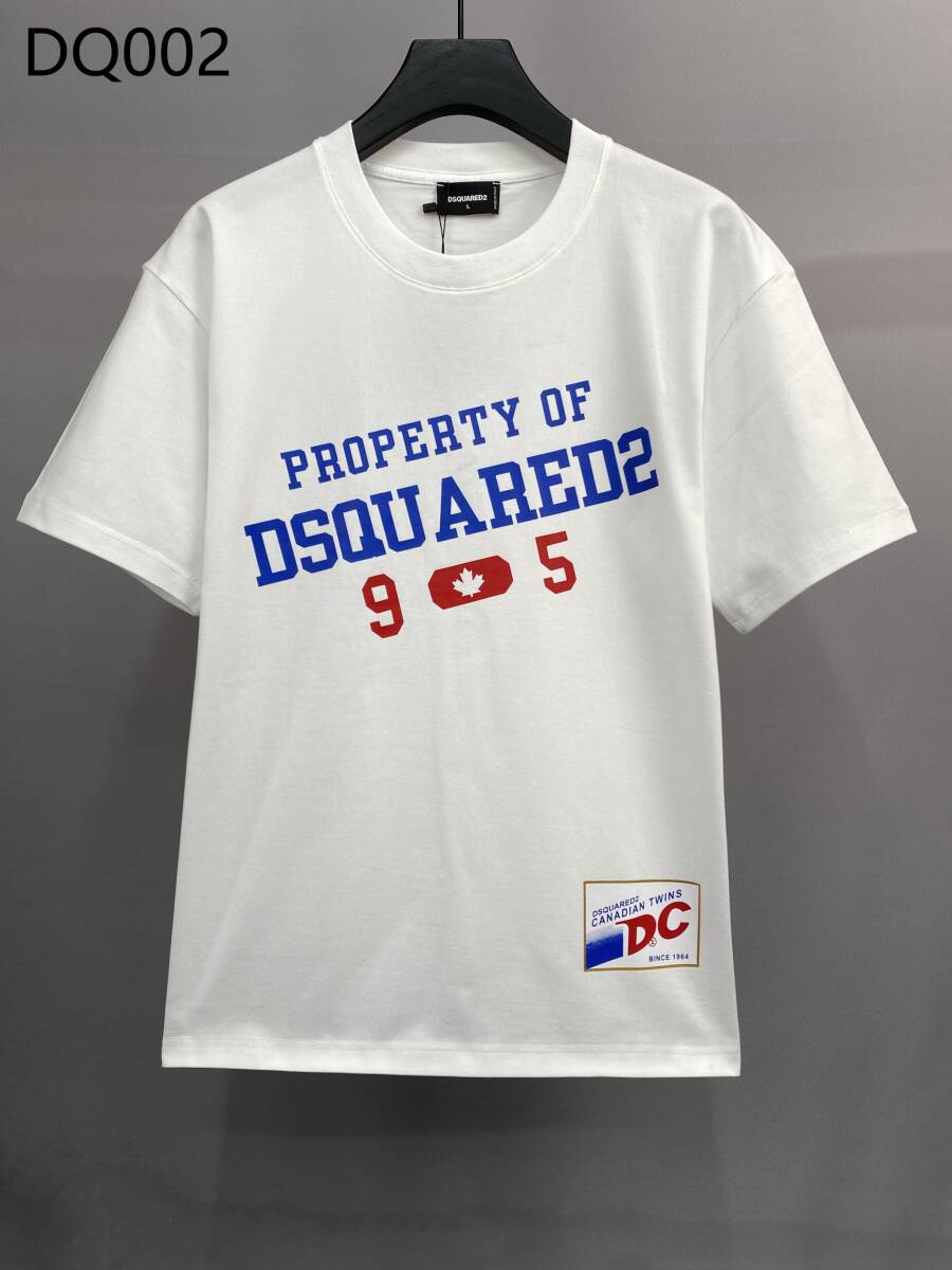 未使用 DSQUARED2 サイズXL ディースクエアード Tシャツ 半袖Tシャツ DQ002 ホワイト拍卖