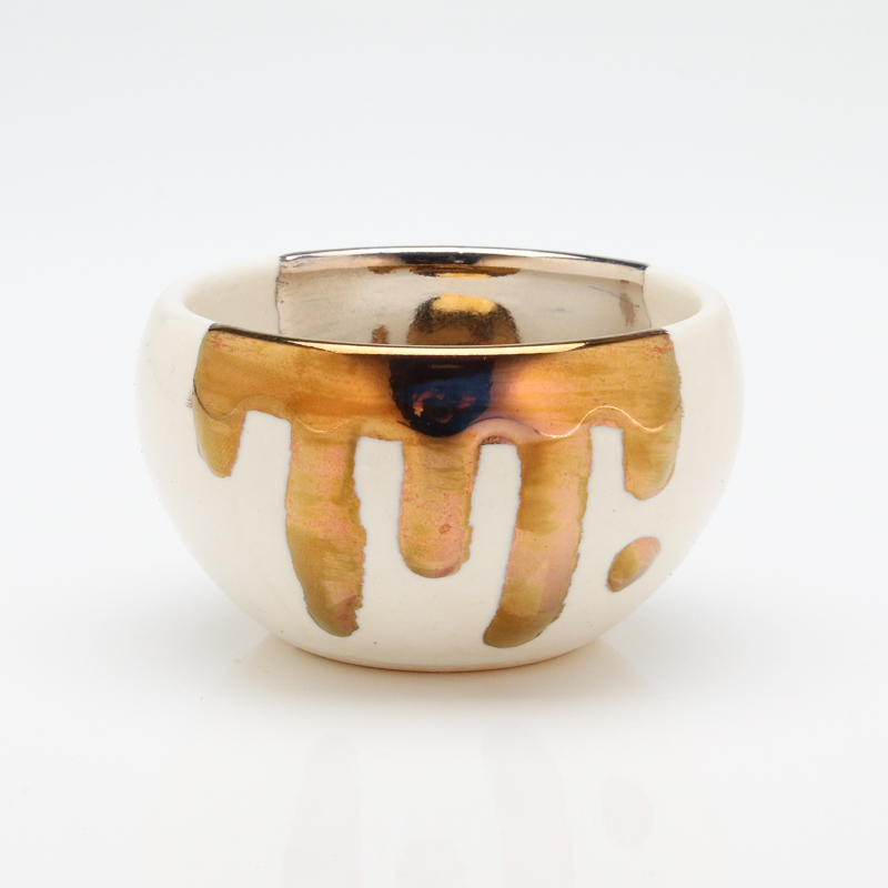 久保田哲平『金銀流ぐい呑』本物保証 送料無料 新品【松森美術】拍卖