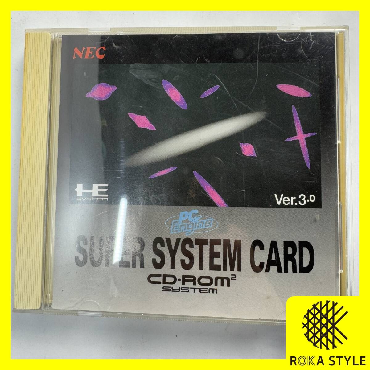 PCエンジン スーパーシステムカードver.3.0 CD-ROMシステム NEC HEシステム ゲームアクセサリー レトロ 動作未確認 長期保管品 F2s R71113拍卖