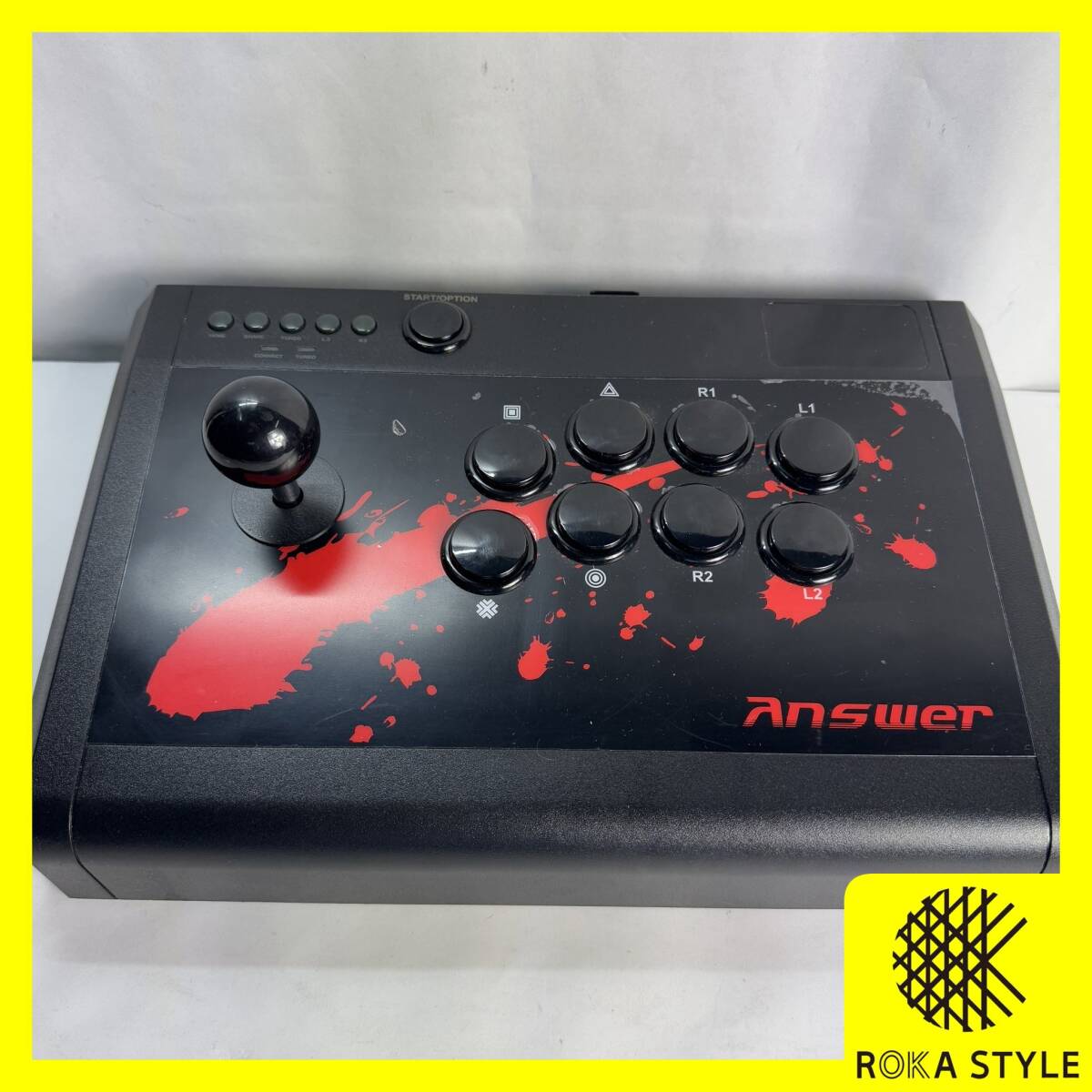 Answer PS4/PS3用アーケードスティックPro ANS-PF054 アーケードコントローラー アケコン ゲーム 動作未確認 長期保管品 F3 R71113拍卖