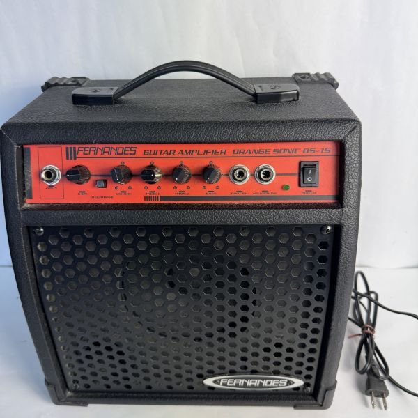FERNANDES ギターアンプ ORANGE SONIC OS-15 フェルナンデス スピーカー 音響機器 音響機材 通電OK 動作未確認 長期保管品 B6 R71103拍卖