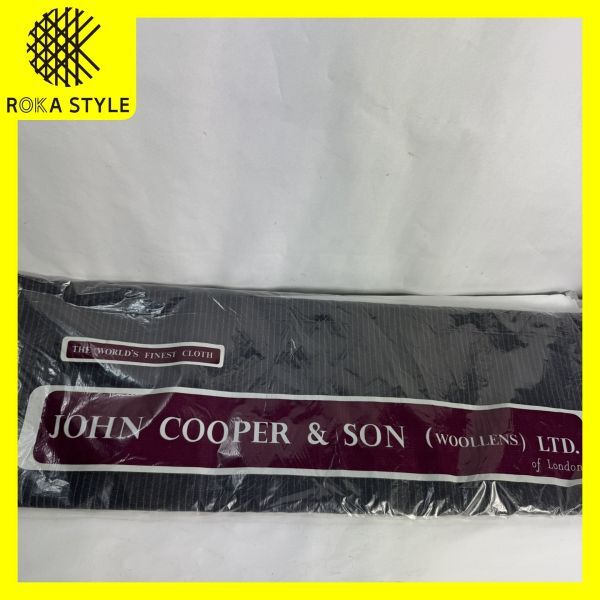 スーツ素材布 JOHN COOPER&SON イギリス製 ジャンク 生地 はぎれ リメイク素材 ハンドクラフト 手芸 長期保管品 J4f R71110拍卖