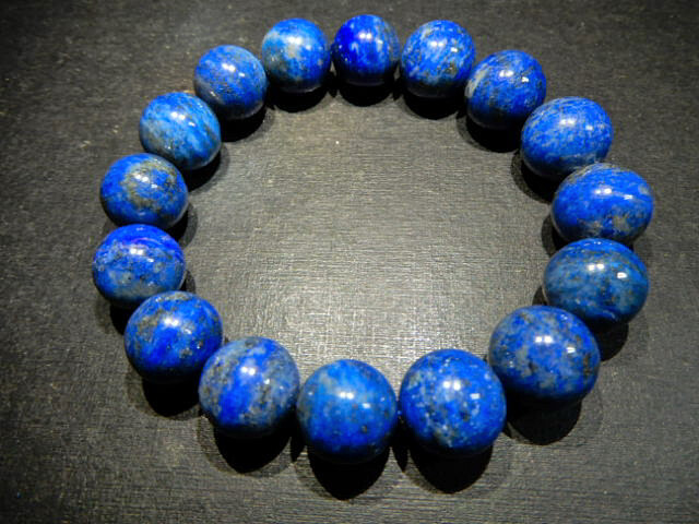 天然高級青金石BD7659 ラピスラズリ 超極上級美品12mm拍卖
