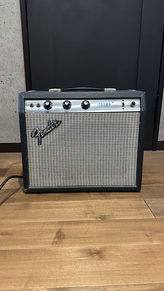 Fender 銀パネ CHAMP Fender コンボ ギターアンプ Champ 真空管 フェンダー拍卖