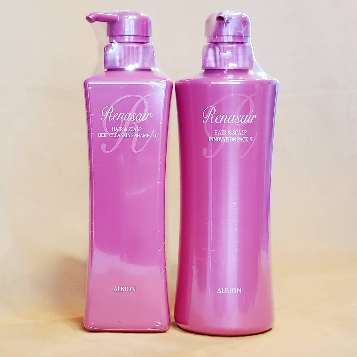 新品 アルビオン ルネセア ヘア&スカルプ ディープ クレンジング シャンプー イノベーション パック S セット拍卖