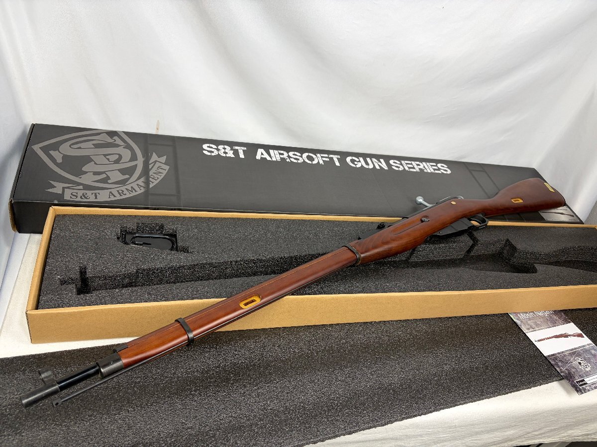 【B品】S&T M1891/30 Mosin Nagant エアーコッキングライフル RW(STSPG20RW) モシン・ナガン 9632拍卖